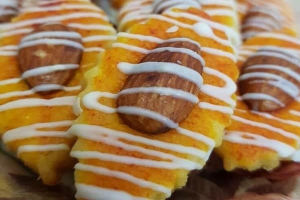 طرز تهیه شیرینی بادامی