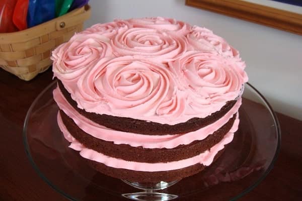 عکس کیک تولد دخترانه با خامه