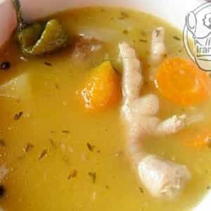 طرز تهیه سوپ پای مرغ و سبزیجات