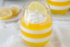 ژله لایه ای لیمویی