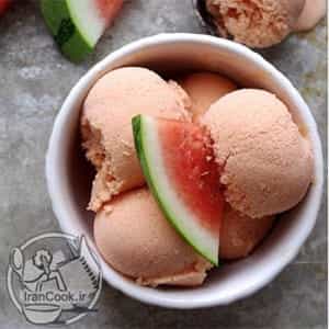 طرز تهیه بستنی هندوانه | بستنی مخصوص شب یلدا