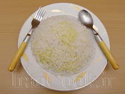 برنج کته سالم تر از برنج آبکش شده