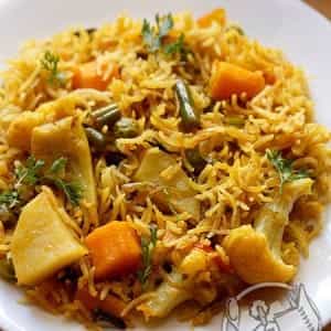 پلو سبزیجات هندی