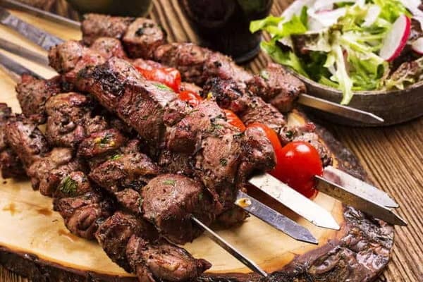 کباب یونانی با گوشت بره