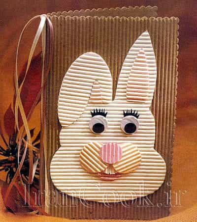 آموزش ساخت کارت پستال خرگوش